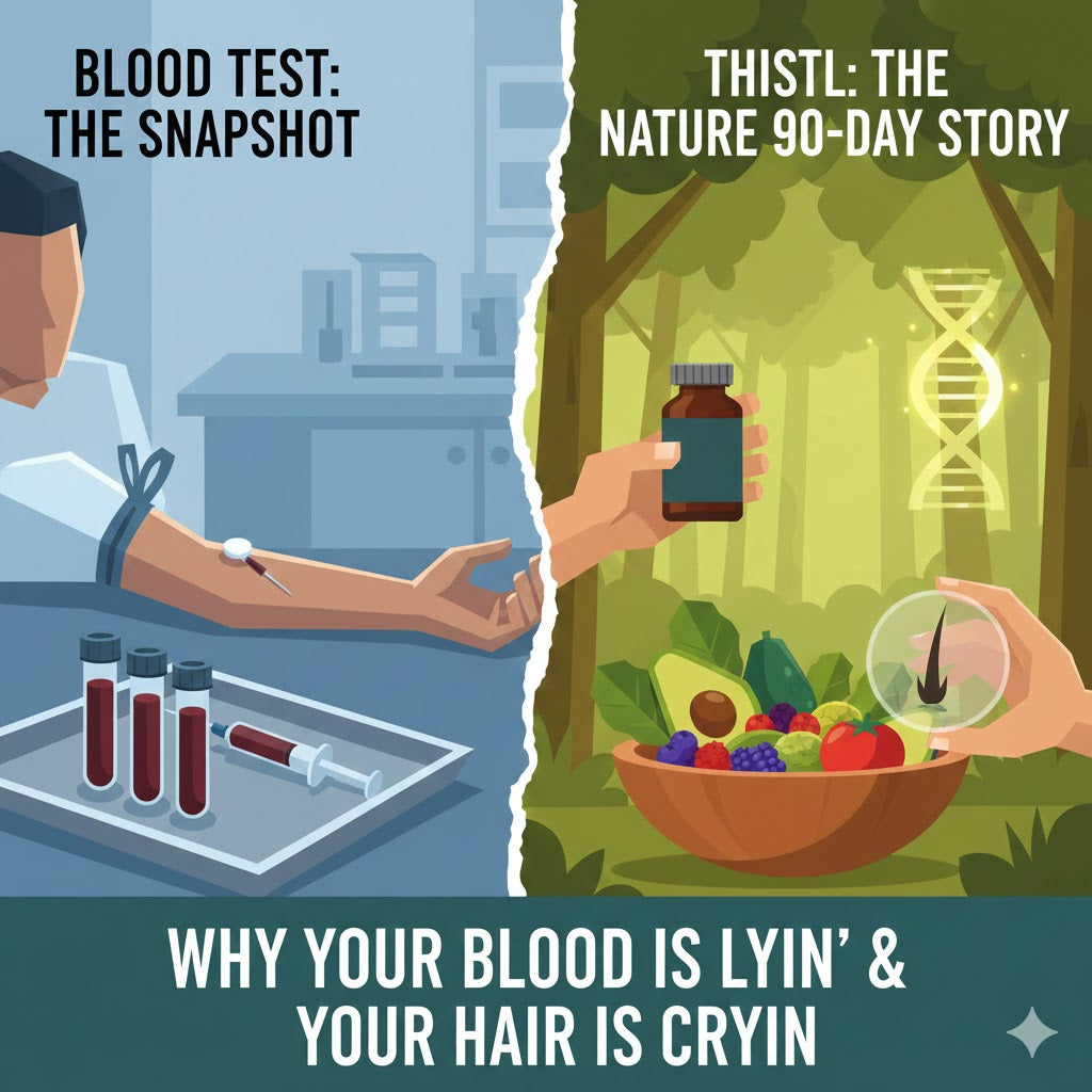 Why Your Blood Test is Lyin' and Your Hair is Cryin'